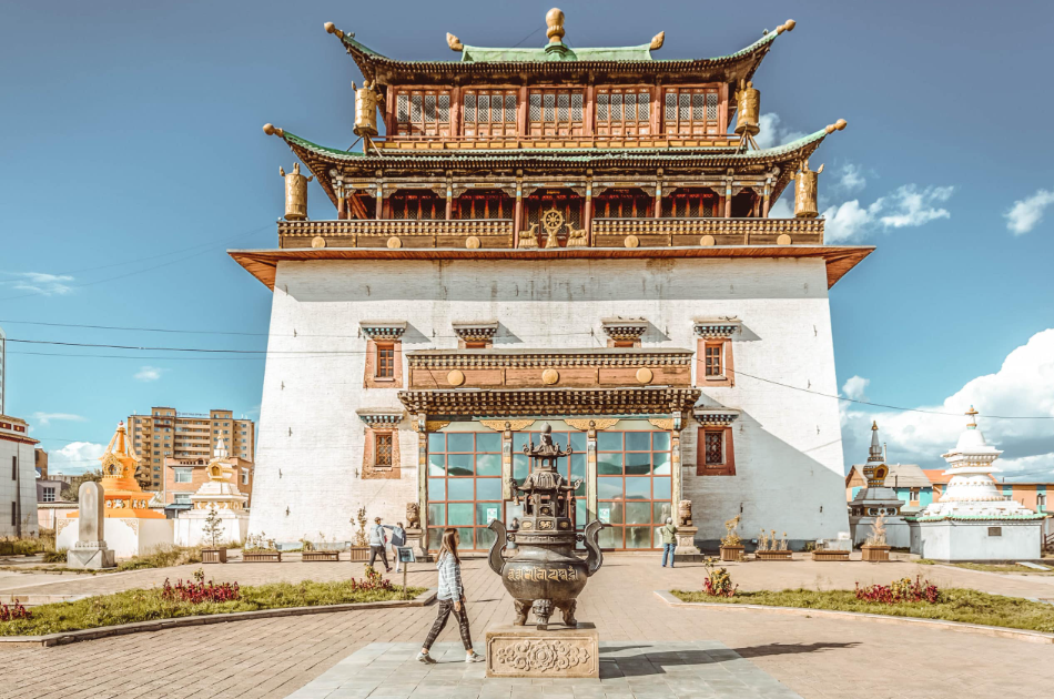 Gandan Monastery (Gandantegchinlen), Ulaanbaatar, Mongolia
